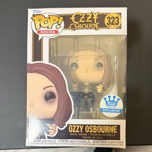 Funko Pop Rocks Ozzy Osbourne #323 Funko Shop Exclusive Black Suit Vinyl Figure